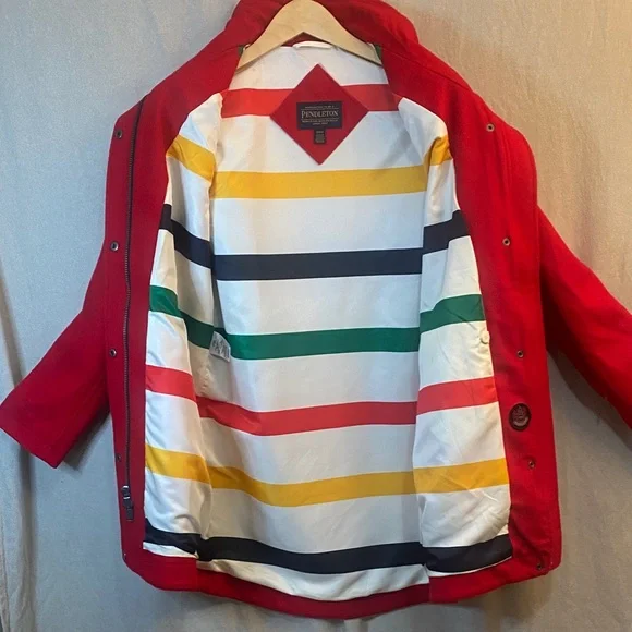 Pendleton Red Wool Jacket - Picture 8 of 9